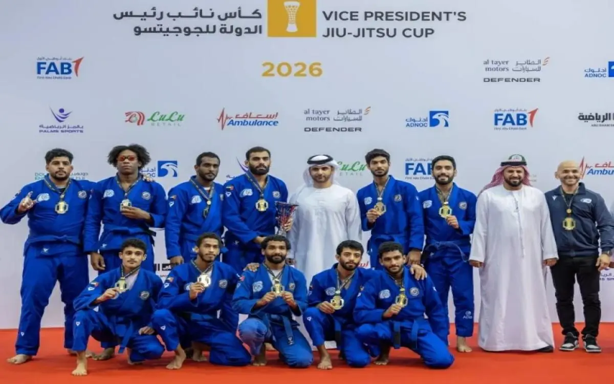 منصور بن محمد يتوج أبطال الـ "جوجيتسو"