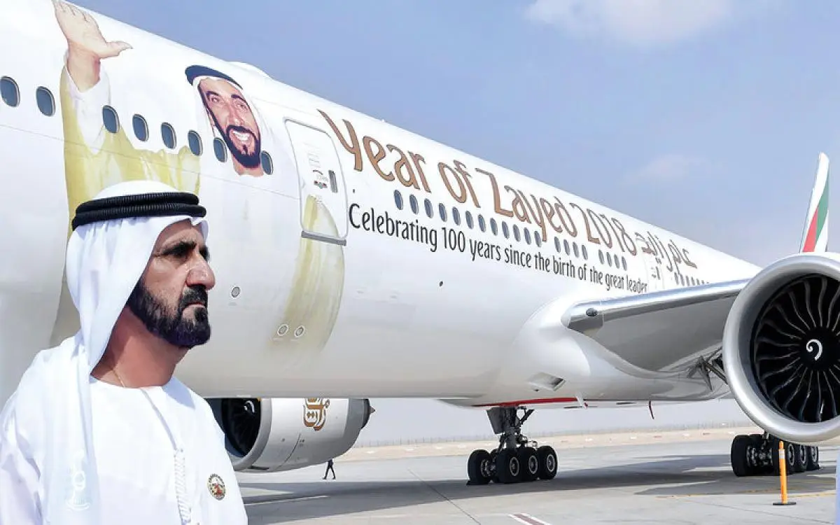 محمد بن راشد: "طيران الإمارات" روح دبي وطموحها