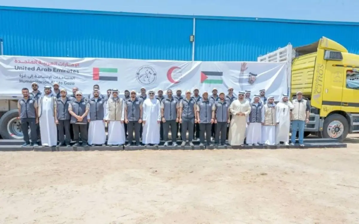 36.7 مليون درهم من الإمارات تتجمع في العريش المصرية
