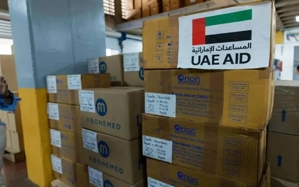 70 طناً إغاثياً من الإمارات إلى ضحايا زلزالين