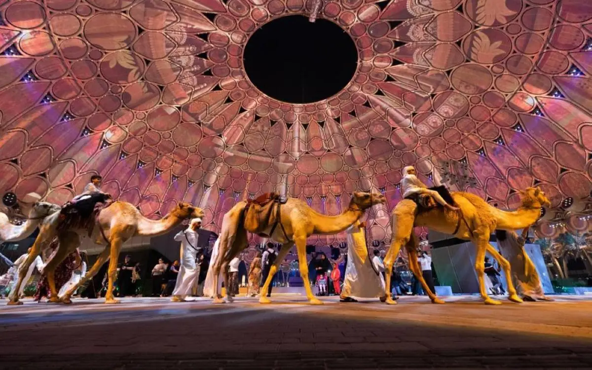 تراث وألعاب وموكب إبل في دبي في ليلة واحدة