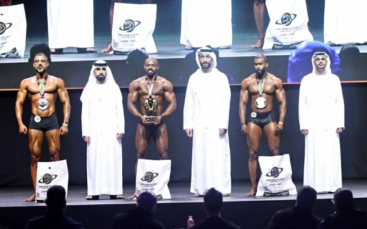 دبي تتوج "الأقوى عضلياً" في الإمارات