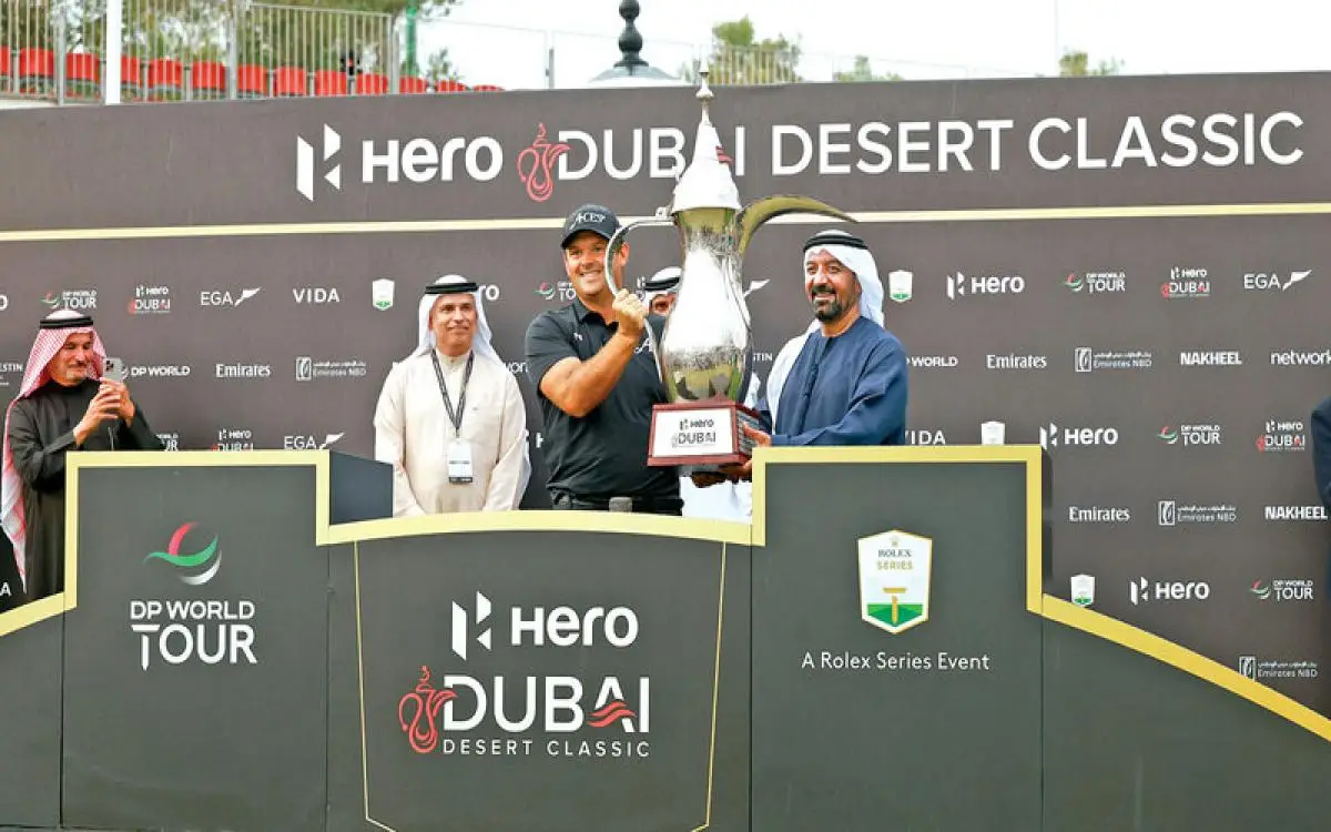 "كأس الدلة" للاعب أميركي في "غولف دبي"