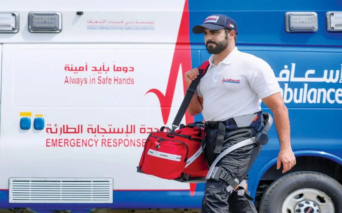 روبوت يحمل "العدّة" للمسعفين في دبي