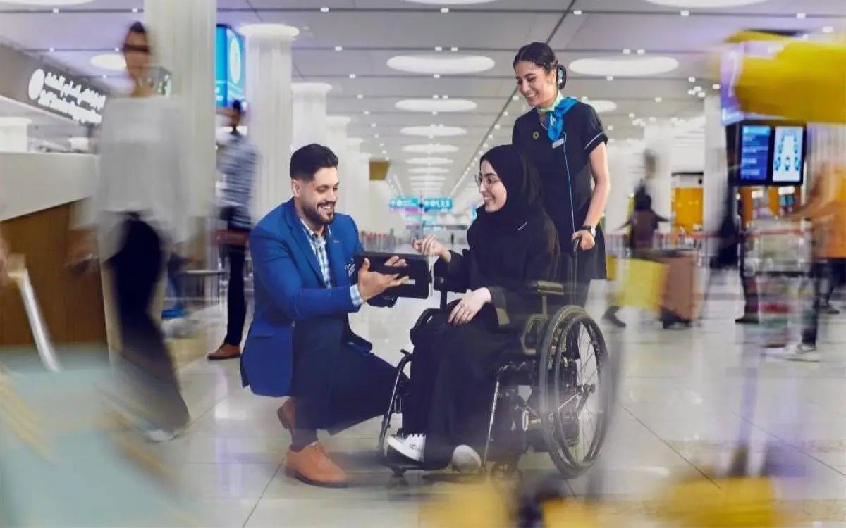 6 قصص تلخص صداقة مطار دبي لأصحاب الهمم لـ10 سنوات قادمة
