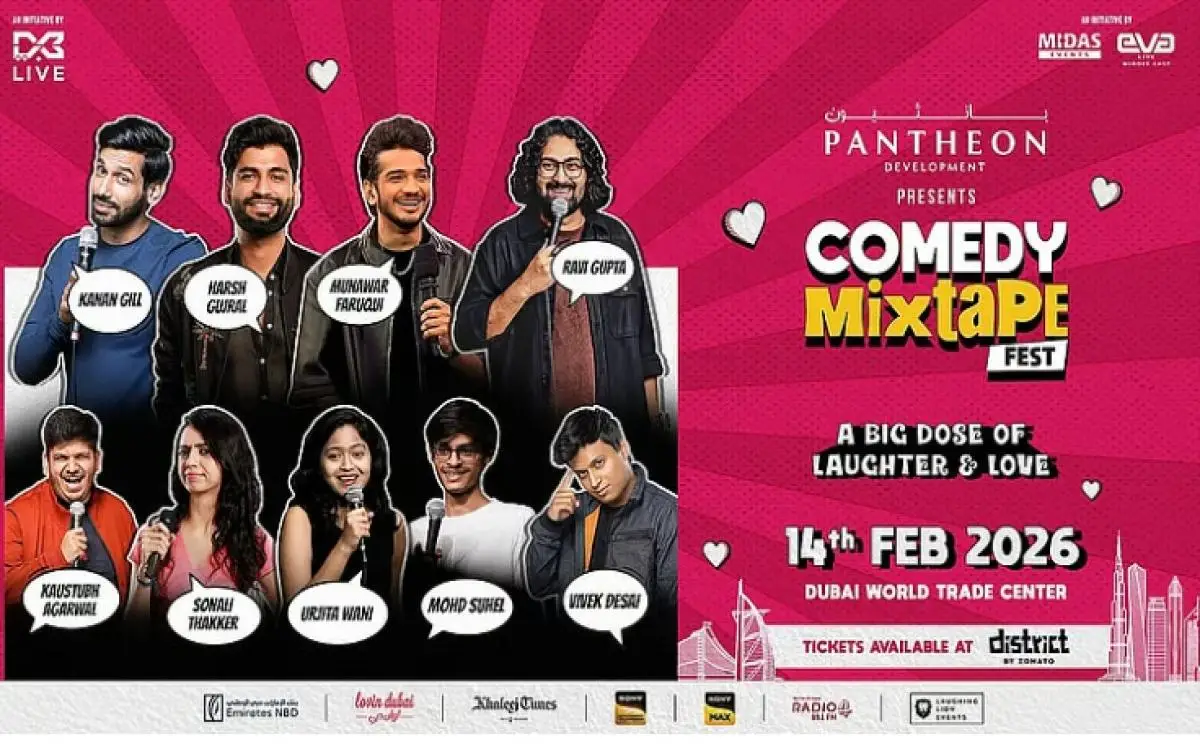 آسيويون يرتجلون الكوميديا في دبي