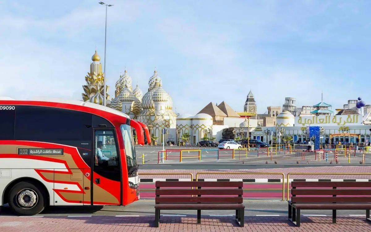 4 حافلات يومياً إلى قرية دبي العالمية.. ما المحطات؟