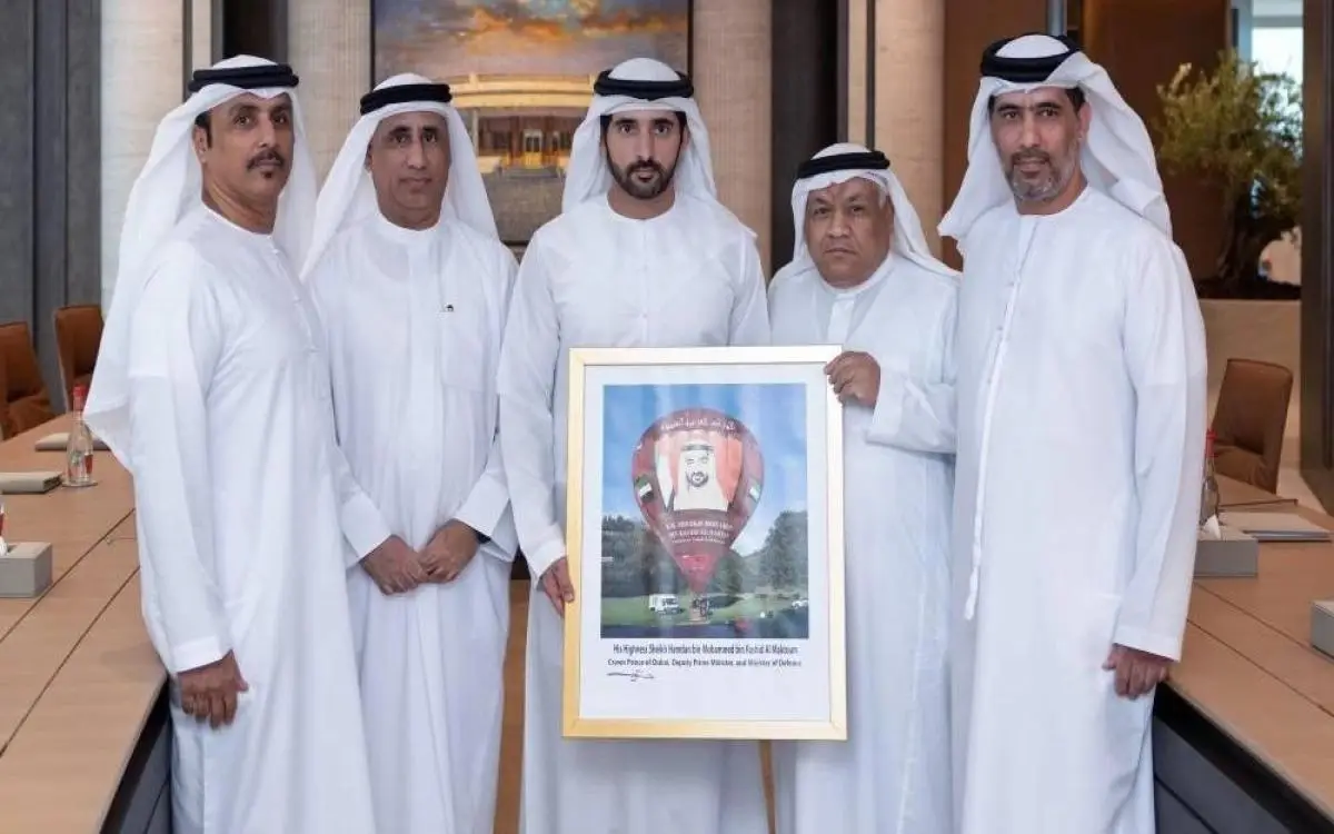 منطاد السلام الإماراتي يبدأ رحلته