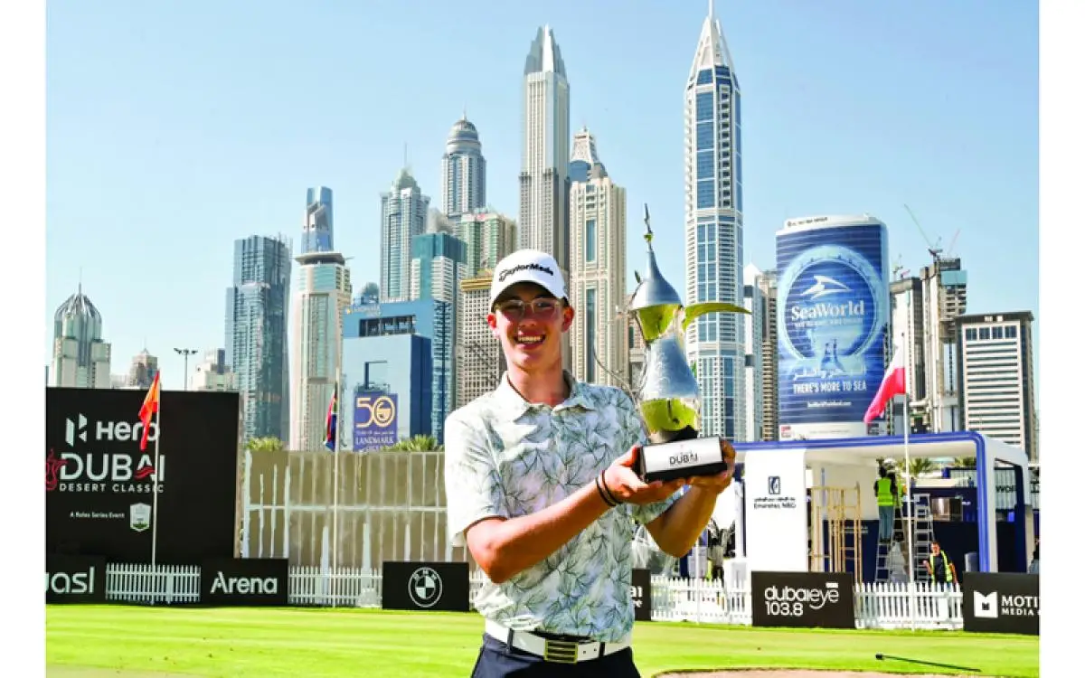 «جونيور دبي ديزرت كلاسيك» تستقبل عشاق الغولف