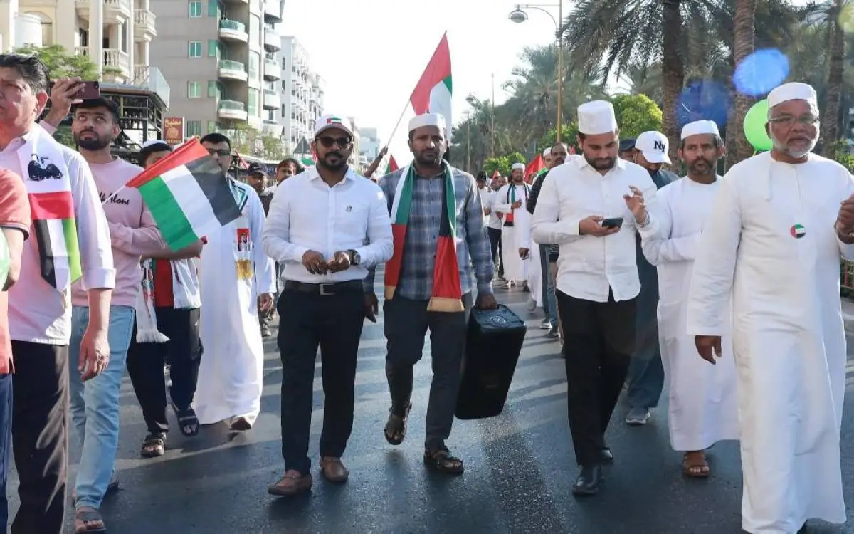 70 ألف شخص في احتفالية تروي قصة "الإمارات والهند"