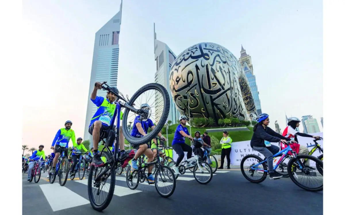 40 ألف شخص في دبي "يبحثون عن التحدي" على عجلتين