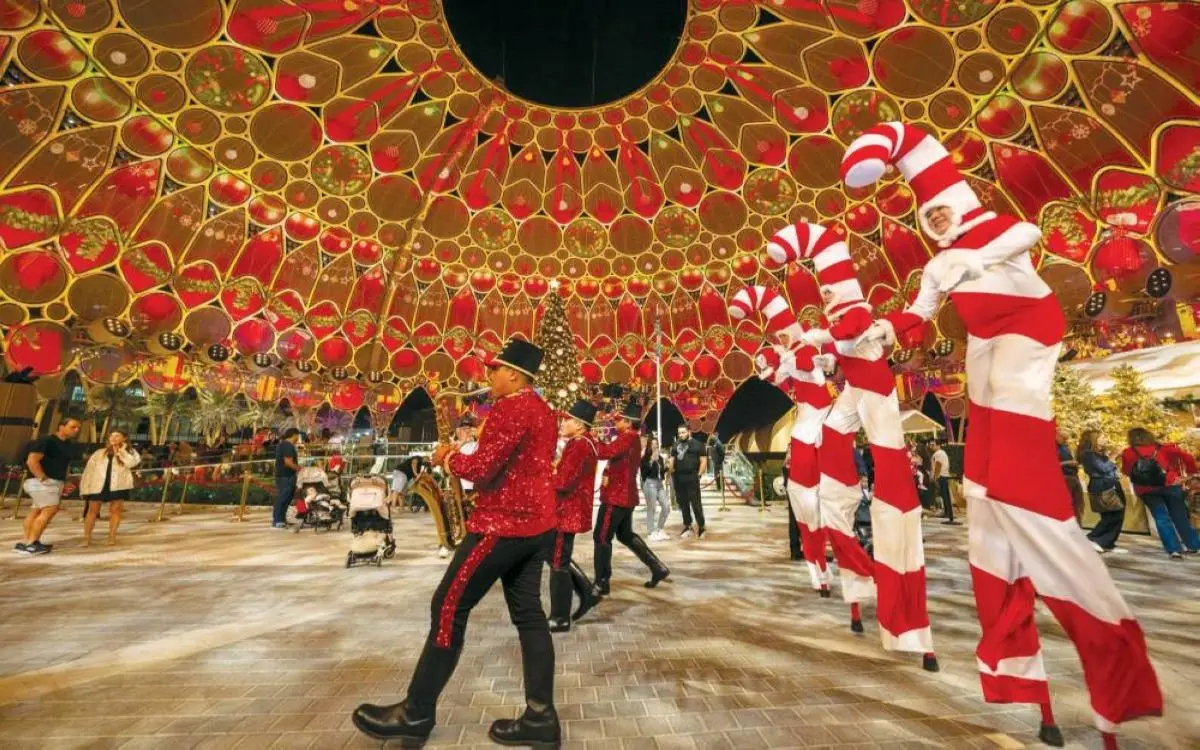 "شتاء كامل" في بقعة واحدة ضمن دبي