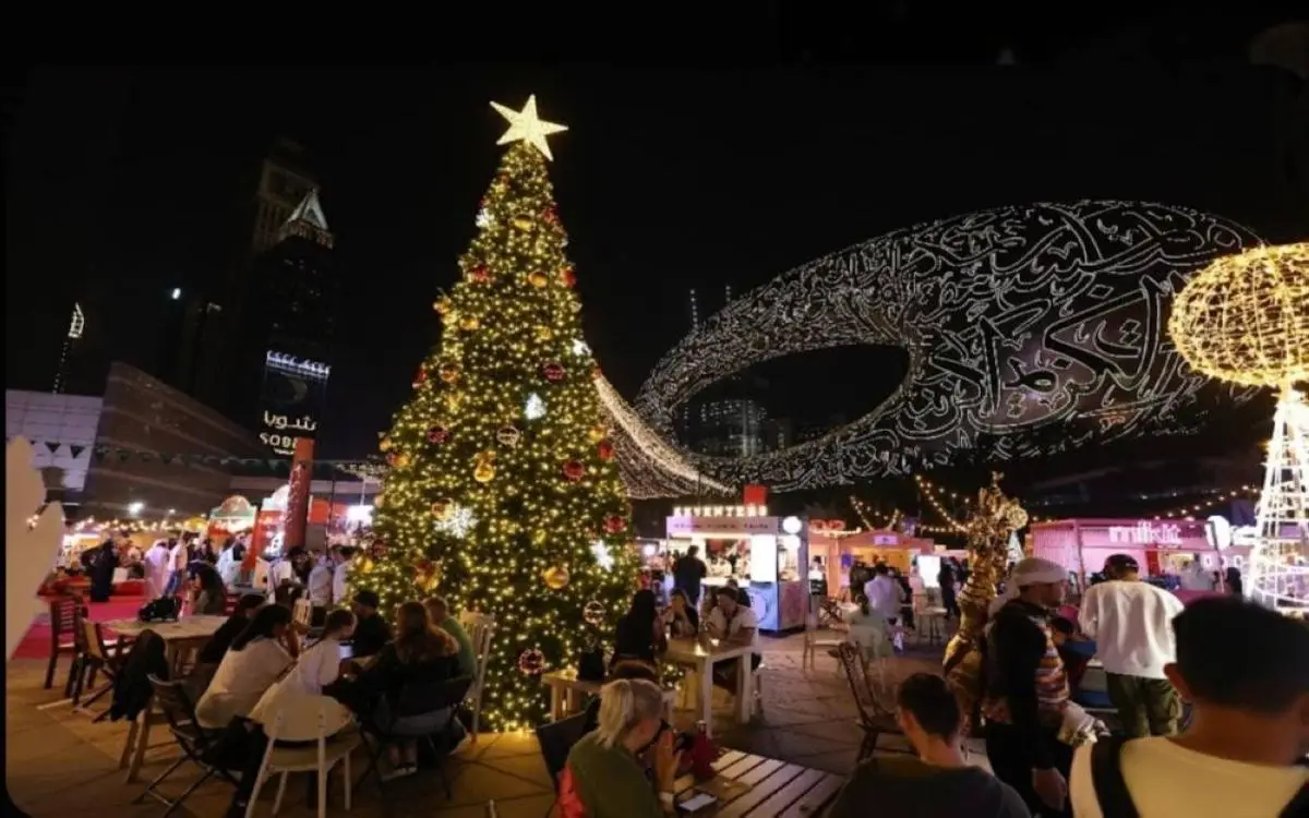 دبي تتحد في جدارية شتوية: بسيط لكن قوي