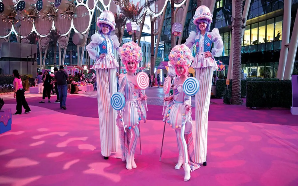 منحوتات تؤكل في "مهرجان الكيك" دبي