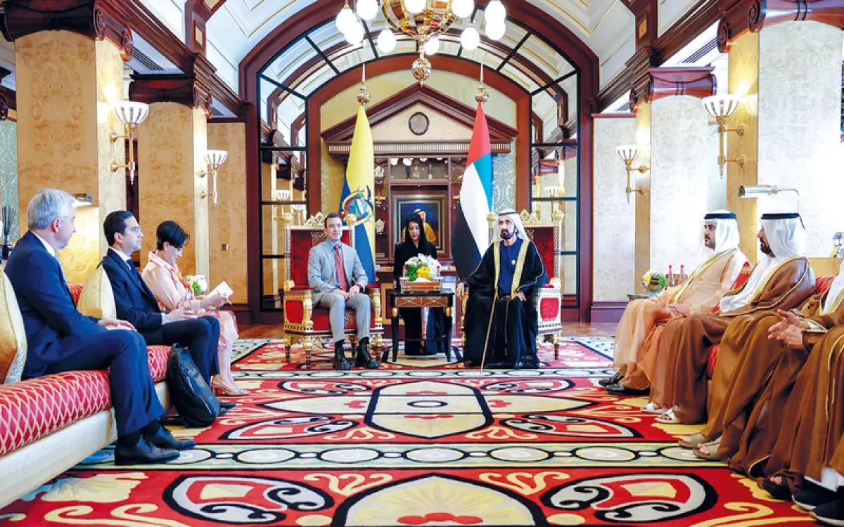 محمد بن راشد: توسيع الشراكات الاقتصادية مع أمريكا اللاتينية وخاصة الأكوادور