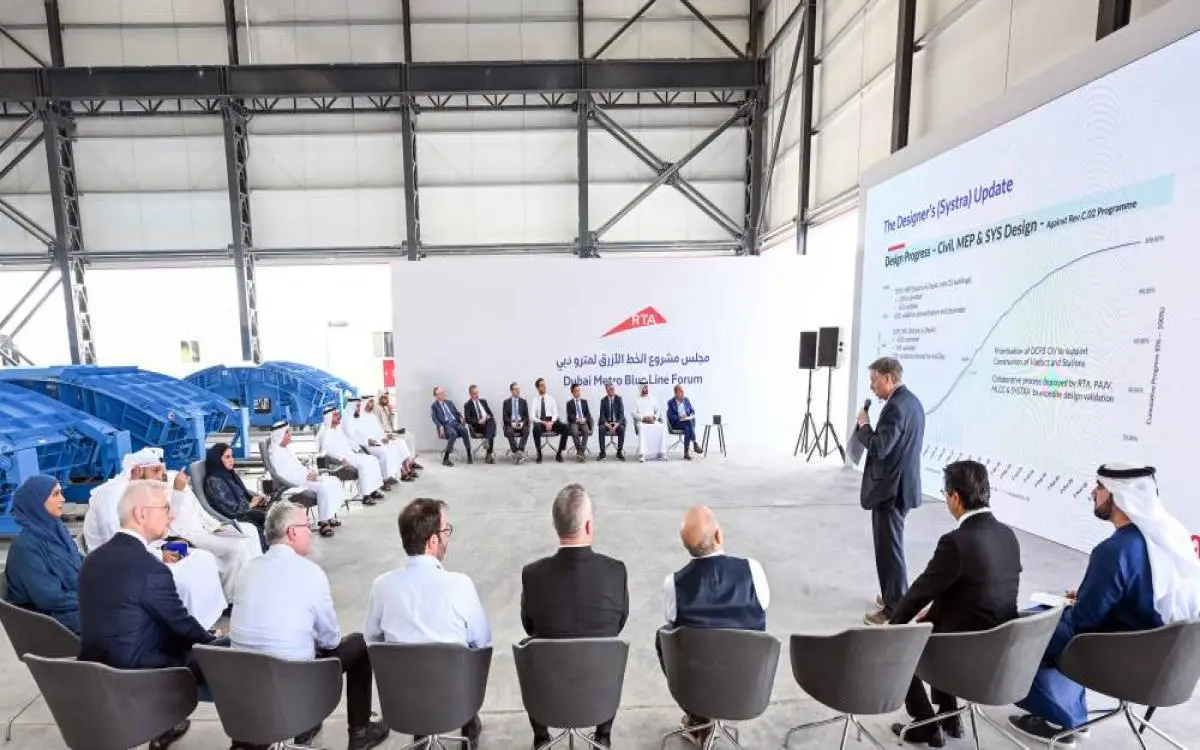 4.6 مليون ساعة عمل في "أزرق" دبي تنجز 12%