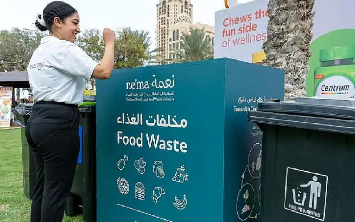 1820 كغ من نفايات الغذاء خارج مكبات دبي وأبوظبي