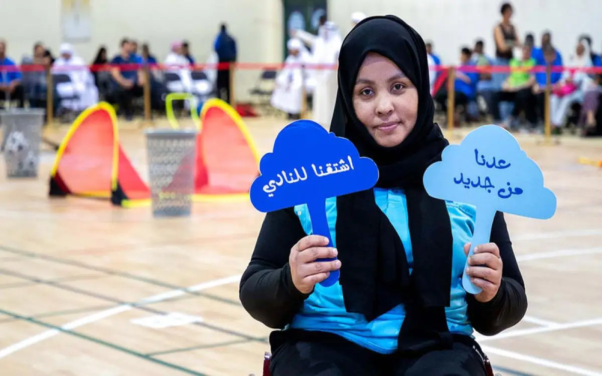 أصحاب الهمم يتسابقون مع أُسَرهم في دبي