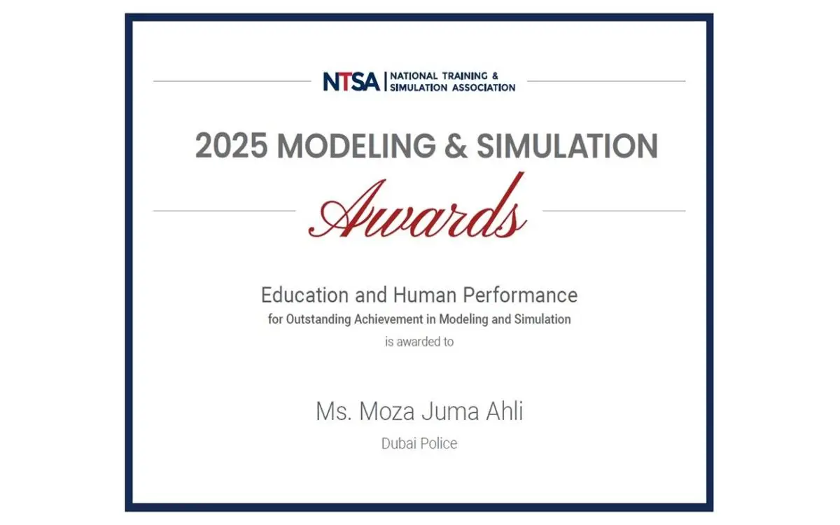 شرطة دبي الأفضل عالمياً في قياس أثر التدريب