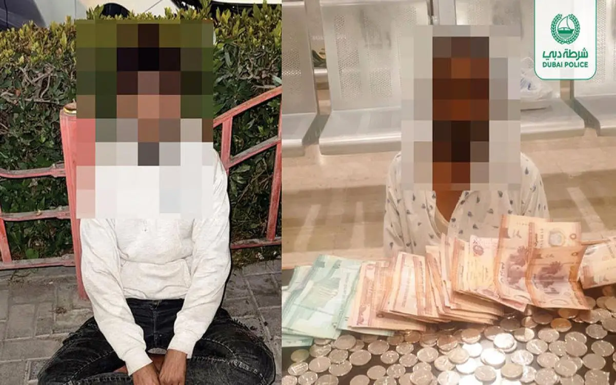 "37" حصيلة حملة "كافح التسول" في دبي