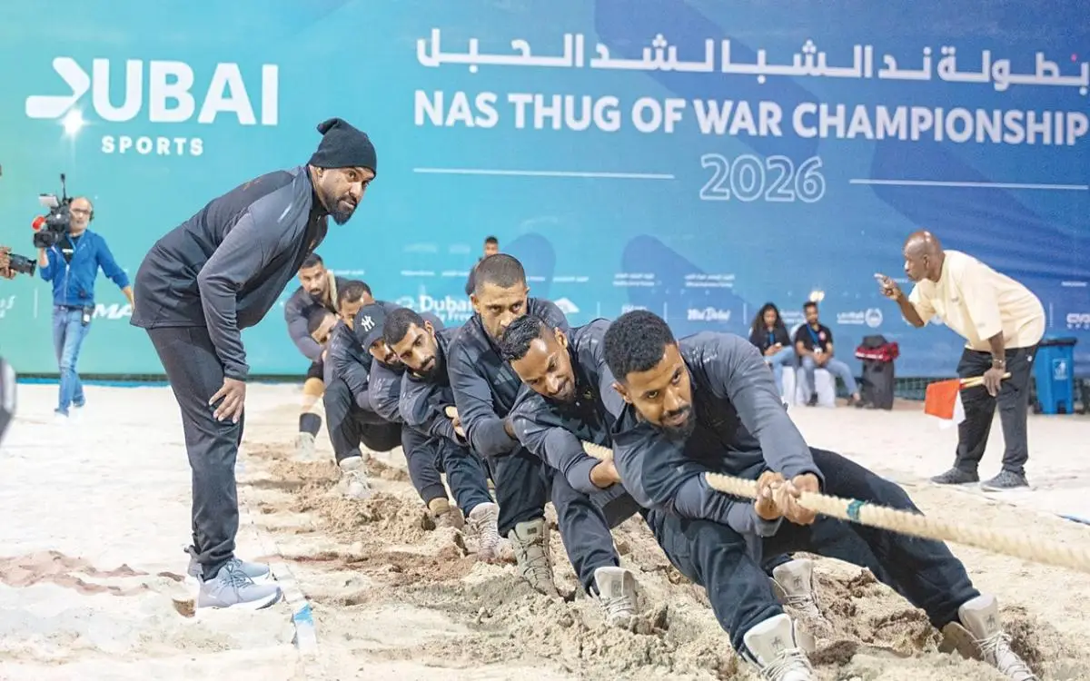 أقوى فريق "شد حبل" في دبي