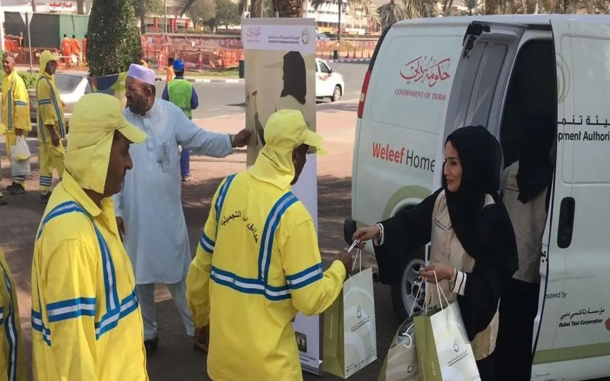 كسوة شتوية فاخرة لـ 600 شخص في دبي