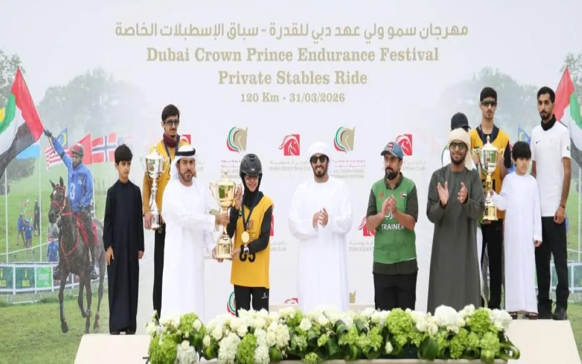 بطلة للمرة الثانية في دبي على صهوة «سيليبريتا»