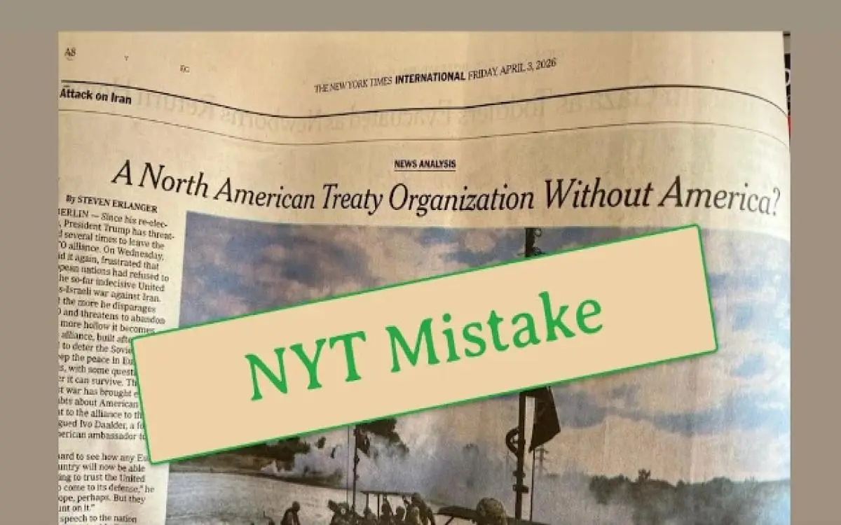 ترامب يمسك "زلة أطلسية" على نيويورك تايمز